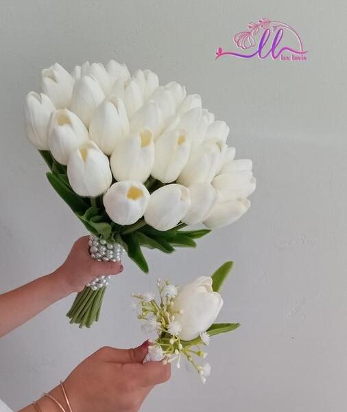 عکس دسته گل عروس جدید مصنوعی