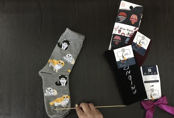عکس دسته گل با جوراب