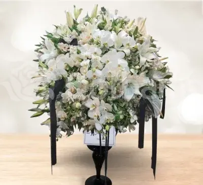 عکس دسته گل برای عرض تسلیت