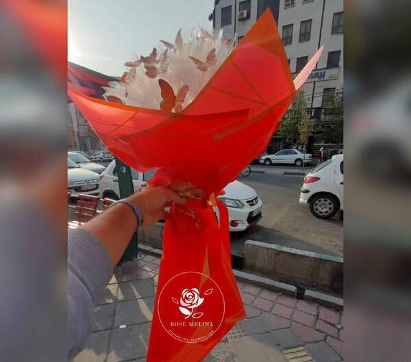 عکس دسته گل پروانه ای