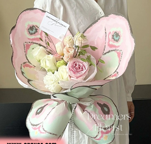 عکس دسته گل پروانه ای