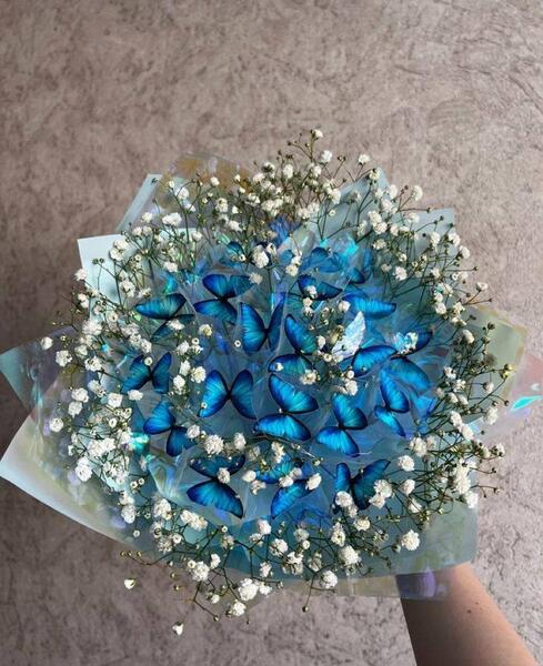 عکس دسته گل پروانه ای