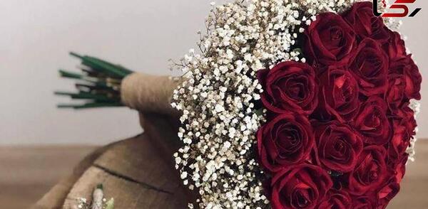 عکس دسته گل رز تو ماشین