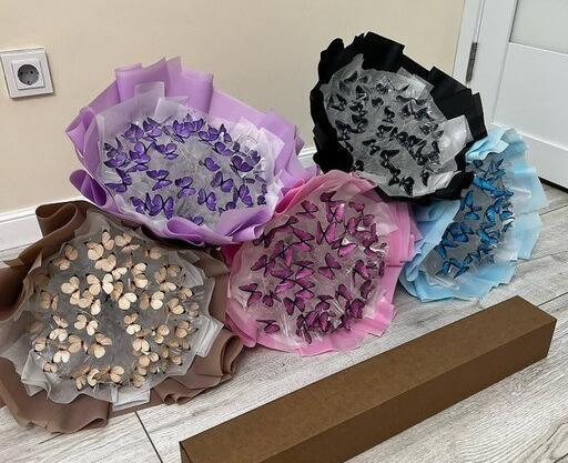 عکس دسته گل پروانه