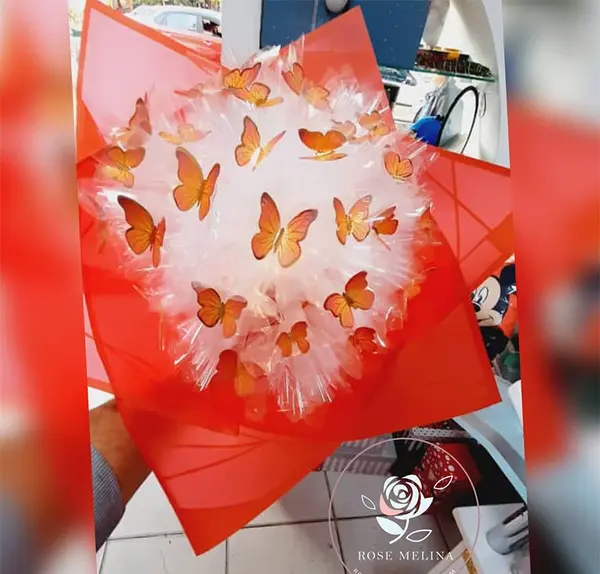 عکس دسته گل پروانه