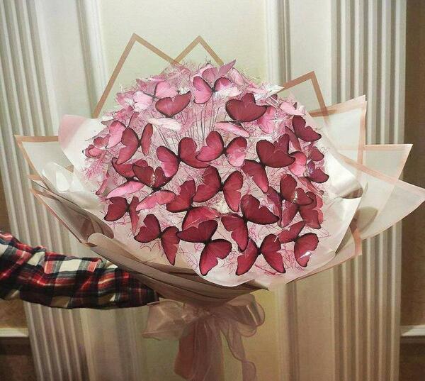 عکس دسته گل پروانه
