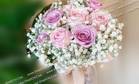 عکس دسته گل بنفش بزرگ
