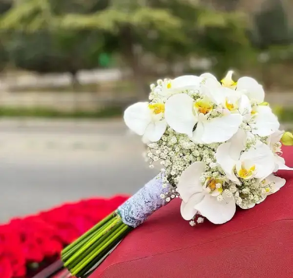 عکس دسته گل عروس عقدی