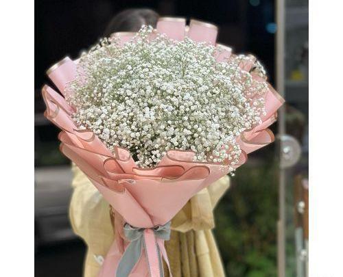 عکس دسته گل بزرگ ژیپسوفیلا