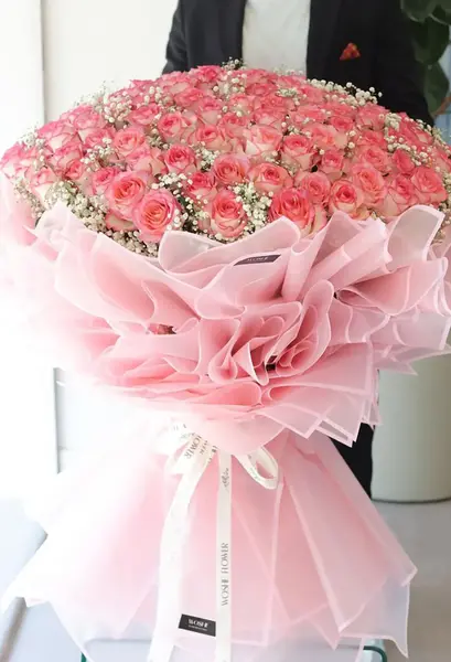 عکس دسته گل بزرگ ژیپسوفیلا