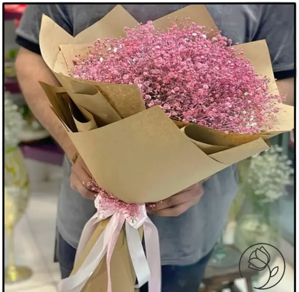 عکس دسته گل بزرگ ژیپسوفیلا