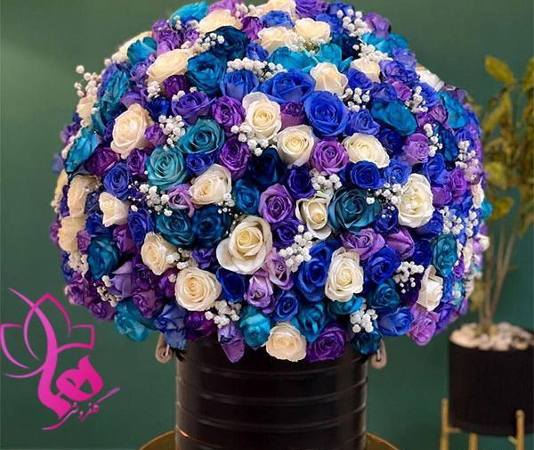 عکس دسته گل ژیپسوفیلا ابی