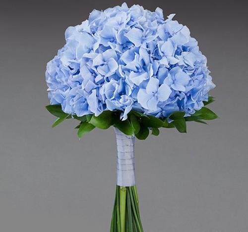 عکس دسته گل عروس رز ابی