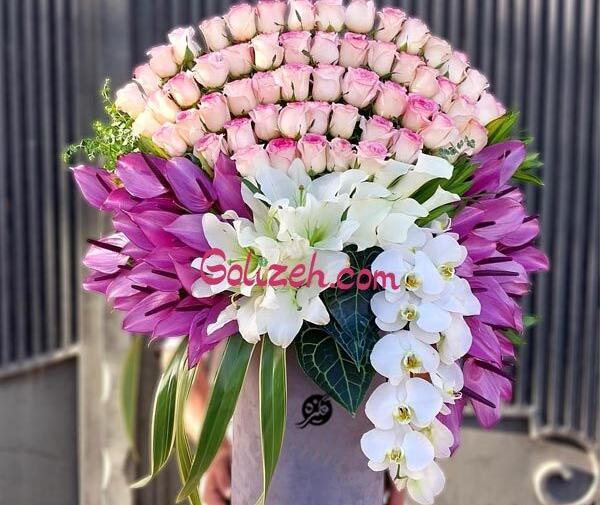 عکس دسته گل خواستگاری سبدی