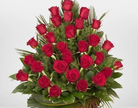 عکس دسته گل خواستگاری سبدی