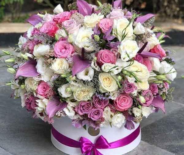 عکس دسته گل خواستگاری سبدی