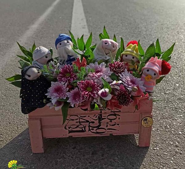 عکس دسته گل عروسکی