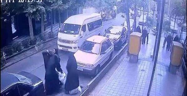 عکس دختر نظامی با حجاب برای پروفایل