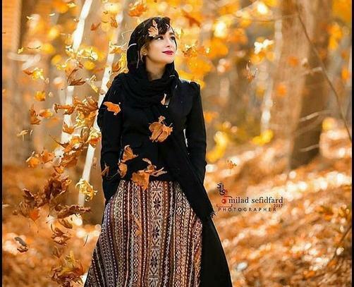 عکس دخترانه پاییزی شیک