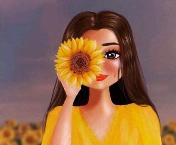 عکس دخترانه پاییزی کارتونی