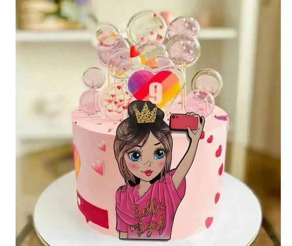 عکس کیک دخترانه پرنسسی