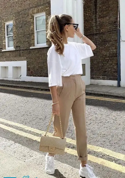 عکس استایل دخترانه اسپرت خارجی
