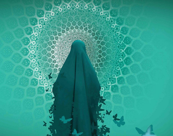 عکس دختر با حجاب بدون متن