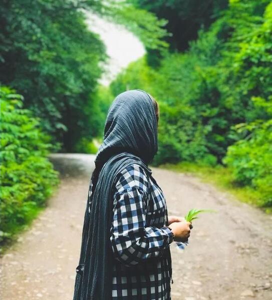روسری عکس دختر با حجاب برای پروفایل اینستاگرام