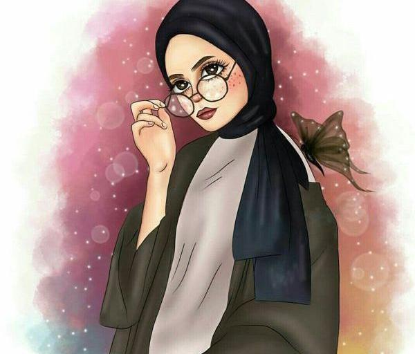 فانتزی عکس دختر با حجاب برای پروفایل اینستاگرام