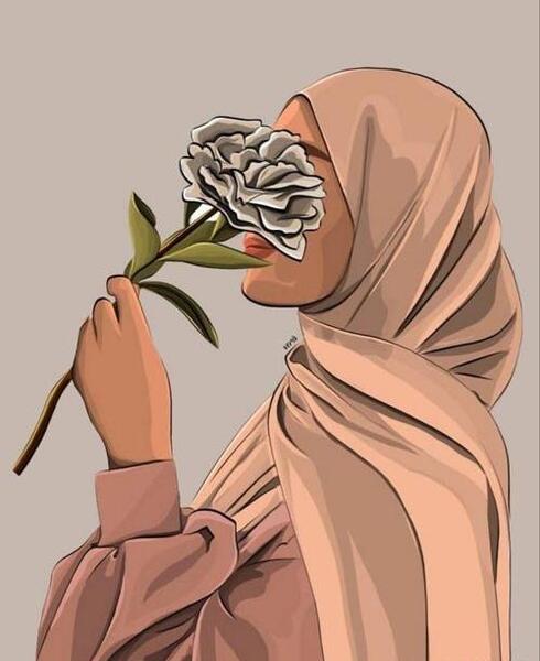 بدون چادر عکس دختر با حجاب برای پروفایل اینستاگرام