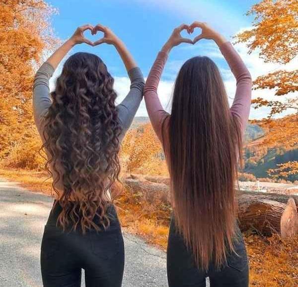 عکس رفیقانه دخترانه دونفره