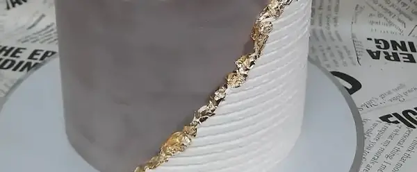 عکس کیک طوسی دخترانه