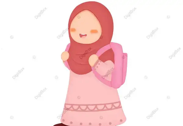 عکس پروفایل دخترانه کارتونی با حجاب