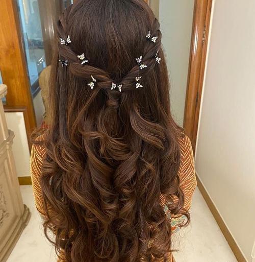 عکس مدل مو دخترانه بلند برای عروسی