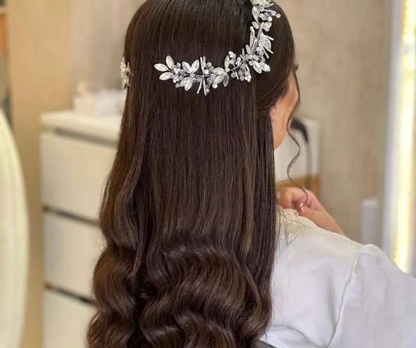 عکس مدل مو دخترانه بلند برای عروسی