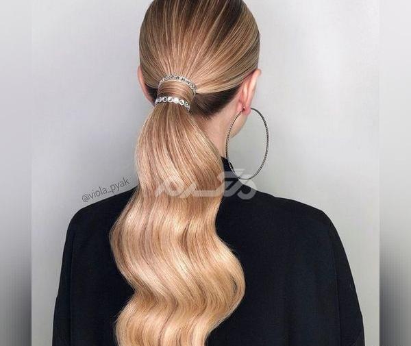 عکس مدل مو دخترانه بلند برای عروسی