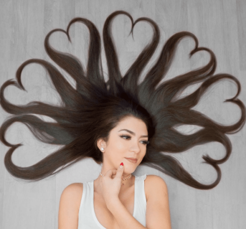عکس مو بلند دخترانه طبیعی