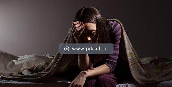 عکس دختر افسرده و غمگین