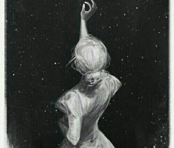 عکس هنری دخترانه سیاه و سفید