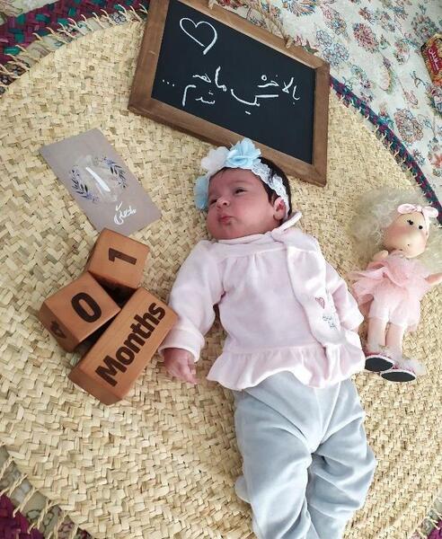 عکس نوزادی دخترانه جدید