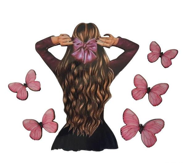 عکس تاپر روی کیک دخترانه