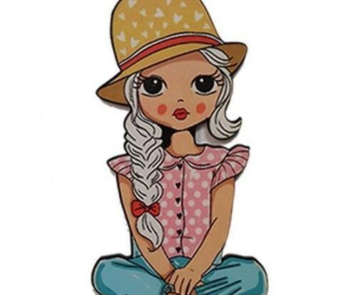 عکس تاپر روی کیک دخترانه