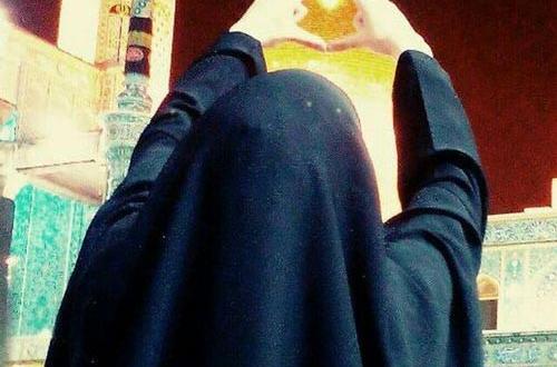 عکس دخترونه در حرم