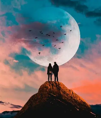 عکس دونفره هنری عاشقانه