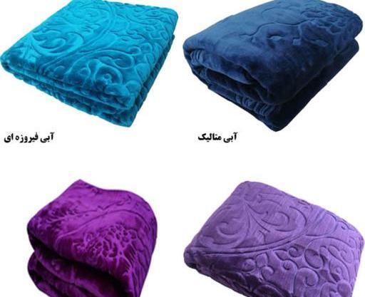 عکس پتو دونفره گل برجسته