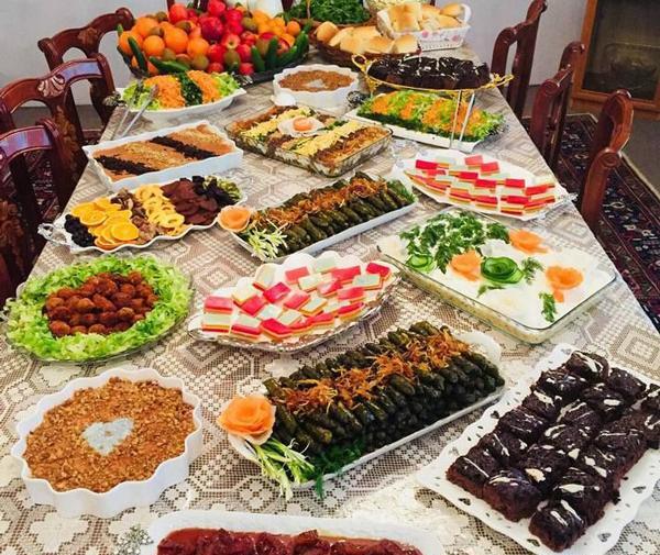 عکس شام دونفره ساده