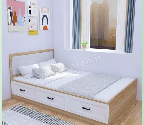 عکس تخت دونفره ساده