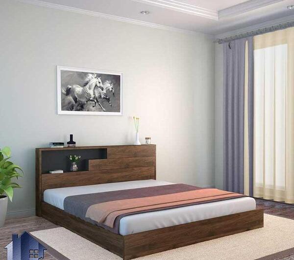 عکس تخت دونفره ساده