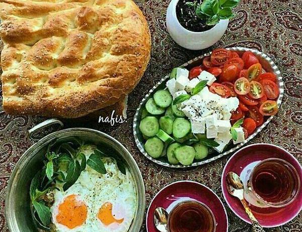 عکس صبحانه لاکچری دونفره