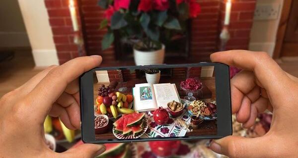 عکس دونفره شب یلدایی